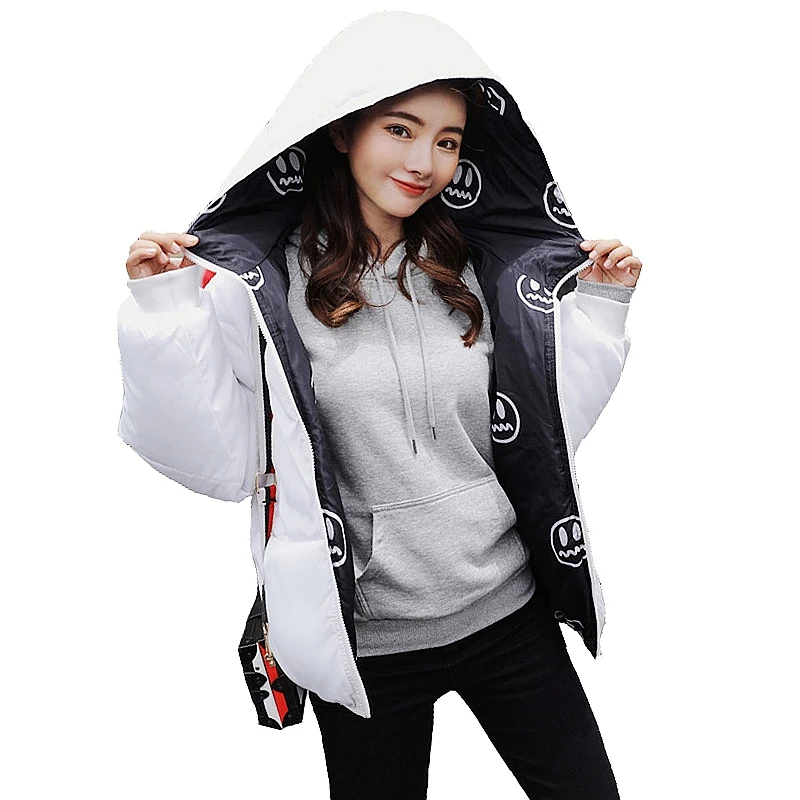 

2018 New Slim Fashion Sweet style Winter Coat Women Casual Thickening Parkas Outerwear Can wear two Warm Jackets