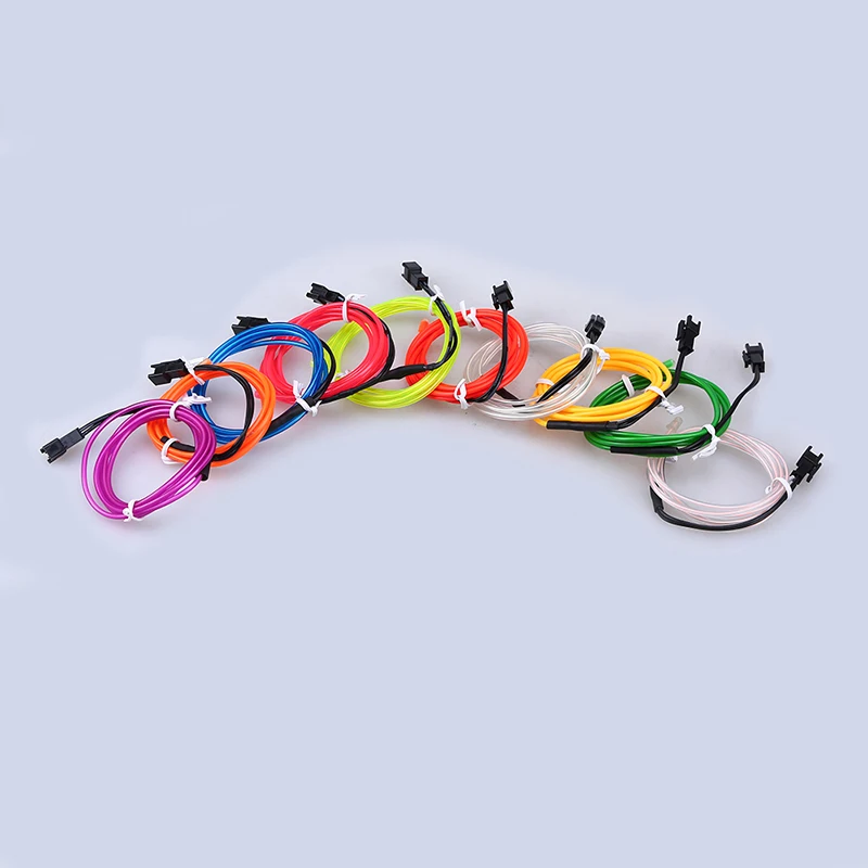  POSSBAY 3M EL Wire Rope Neon Glow Light Decorate Car Party Outdoor/Indoor for A4 A6 Camry Civic CRV - 32931413994
