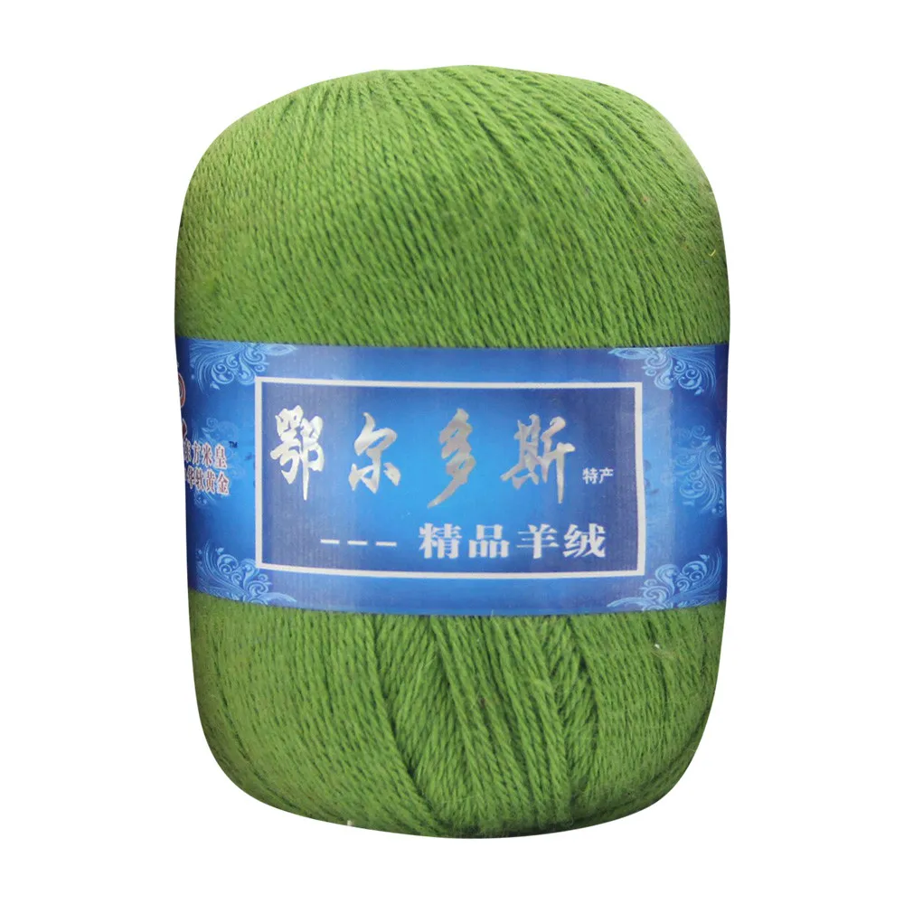 1 шт., мягкая кашемировая пряжа, ручная вязка, Монгольская шерстяная нить для самостоятельного плетения, Gomitolo Cotone Per Uncinetto, пряжа для ручного вязания