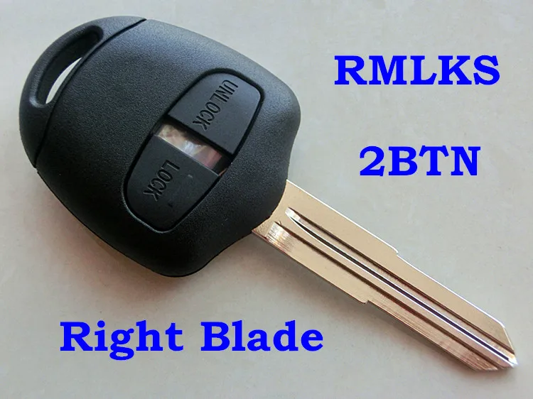 Remote Key Blank Shell Case Cover For Mitsubishi Lancer Montero Eclipse 3 Button