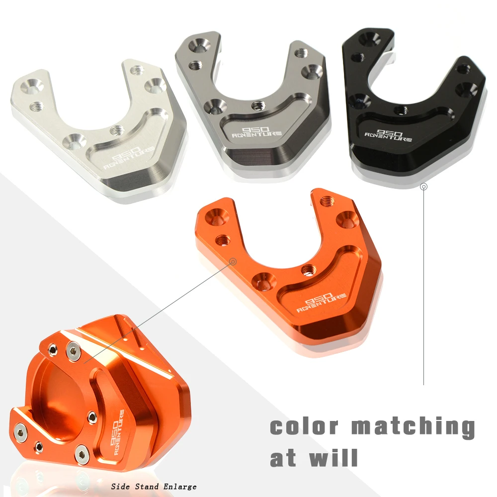 

For Ktm 950Adventure 950 Adventure CNC Aluminum Motorcycle Sidestand Kickstand foot Support Side Stand Enlarge