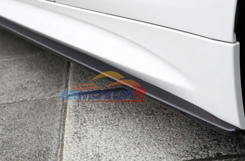 P style Real Carbon Fiber side skirts Extensions For BMW 4-Series F32 F33 F36 420i 428i 435i M sport 2014UP