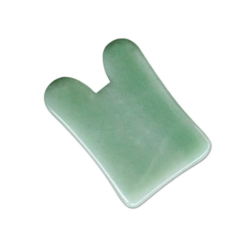 4 Natural Jade Stone Guasha Massage Tool Acupuncture SPA Therapy Gua Sha Massager Scraping Board Body Facial Acupoint Massage Care - Цвет: 4