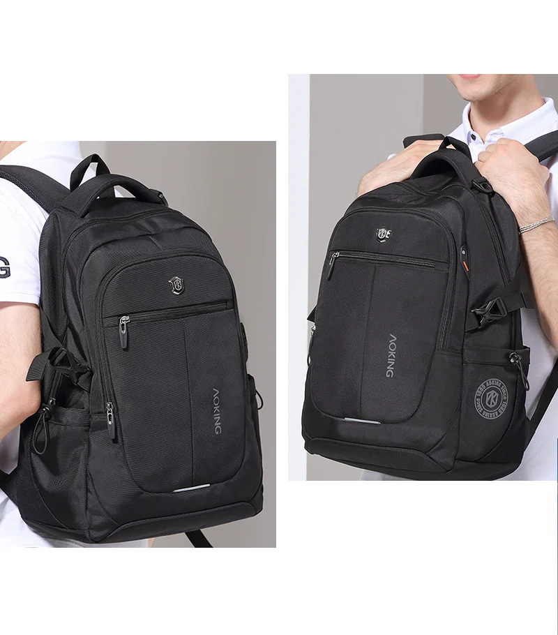 Aoking бренд Для мужчин рюкзак светильник комфорт Мода городской рюкзак для 15 дюймов ноутбука дышащая Mochila школьная сумка