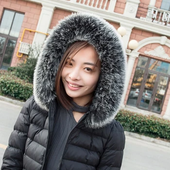 

Real Women Genuine Fox Fur Collar 70CM New Fur Scarf Winter Warm Neck Warmers