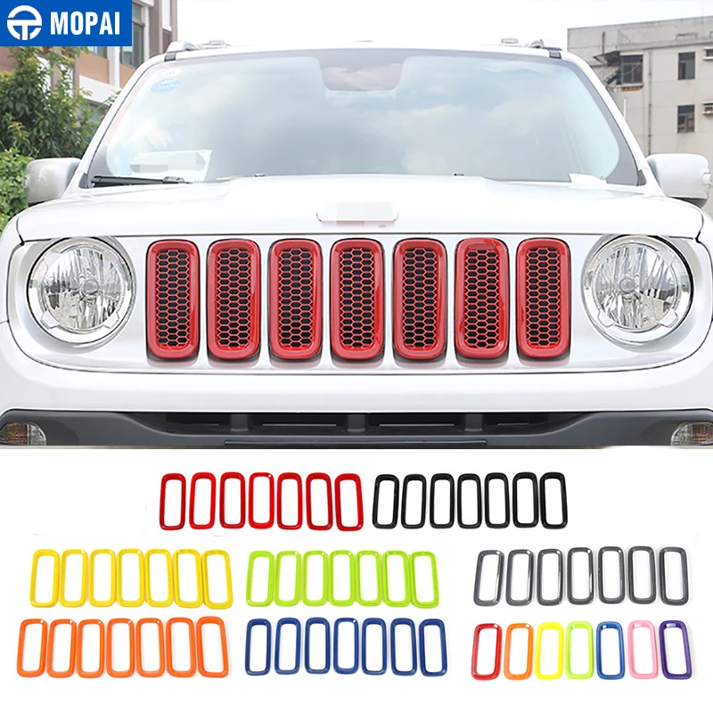 Наклейки MOPAI на переднюю решетку радиатора для Jeep Renegade 2015 2016|car exterior decoration|stickers