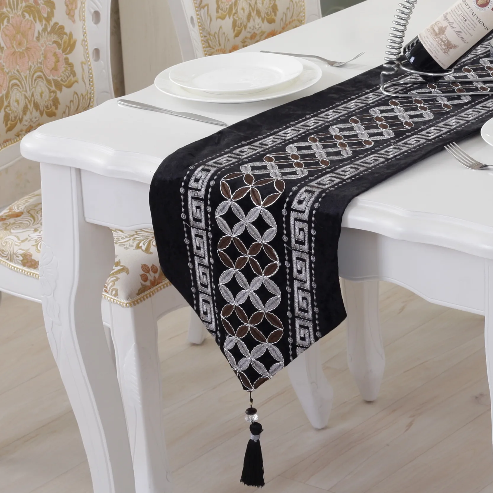7 Colors New European Modern Minimalist Fashion High-grade Coffee Table Runner Table Cloths Bed Classical Bed End Cloth