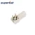 Superbat Radio Antenna Connector Fakra B White/9001 Plug PCB Mount Right Angle for Radio with Phantom Supply