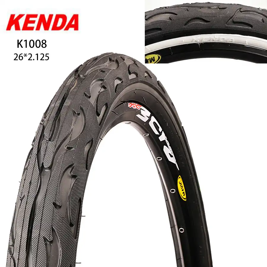 Kenda K1008a バイクタイヤストリート車タイヤはげライダー Mtb サイクリング自転車タイヤタイヤ 26x2 125 65tpi Pneu Bicicleta Bicycle Tires Aliexpress