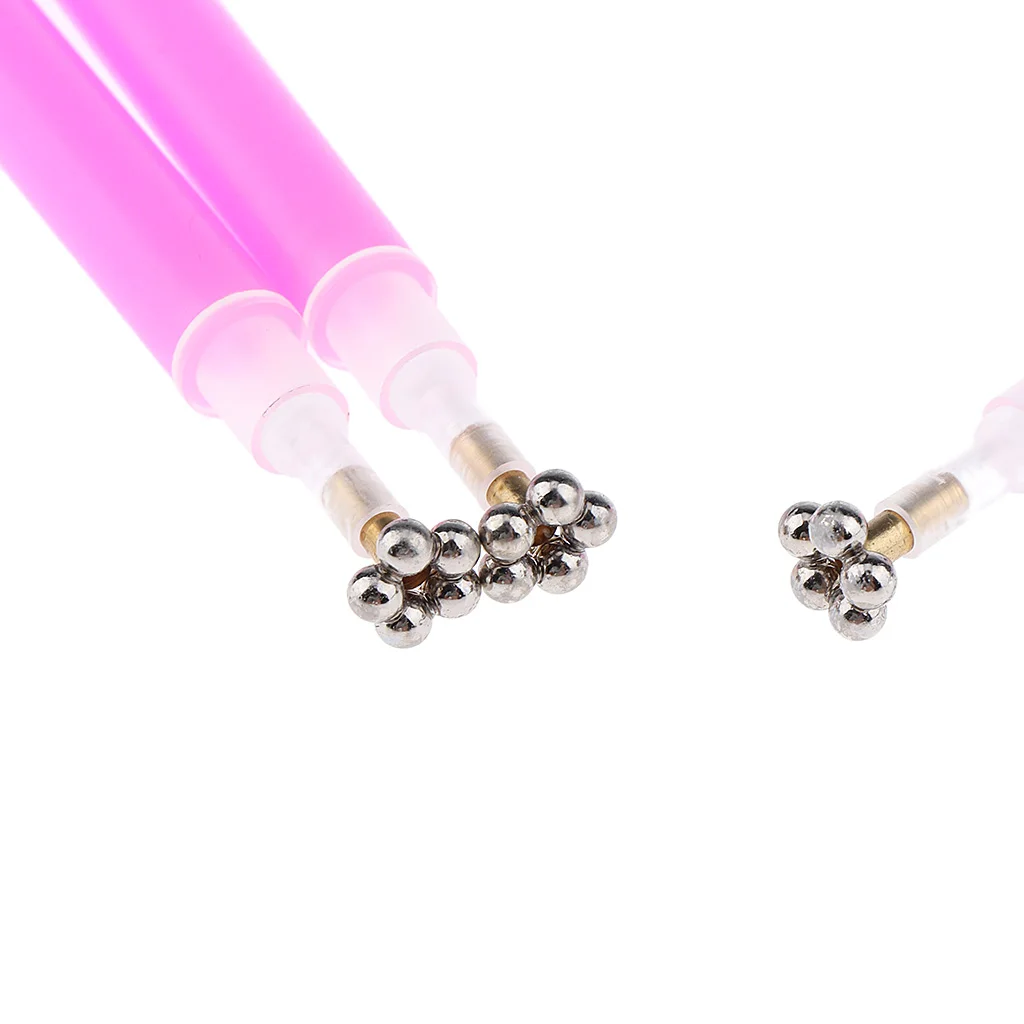 3x Nail Art Brush Magic 3D Cat Pen UV Gel Polish Magnetic Cats Eyes DIY Tool