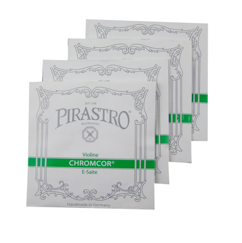 

CHROMCO chrome steel pirastro Violin Strings 4 pcs/Set A, E, G, D Ball End one Set Violino String For 3/4 4/4 Violin Accessories