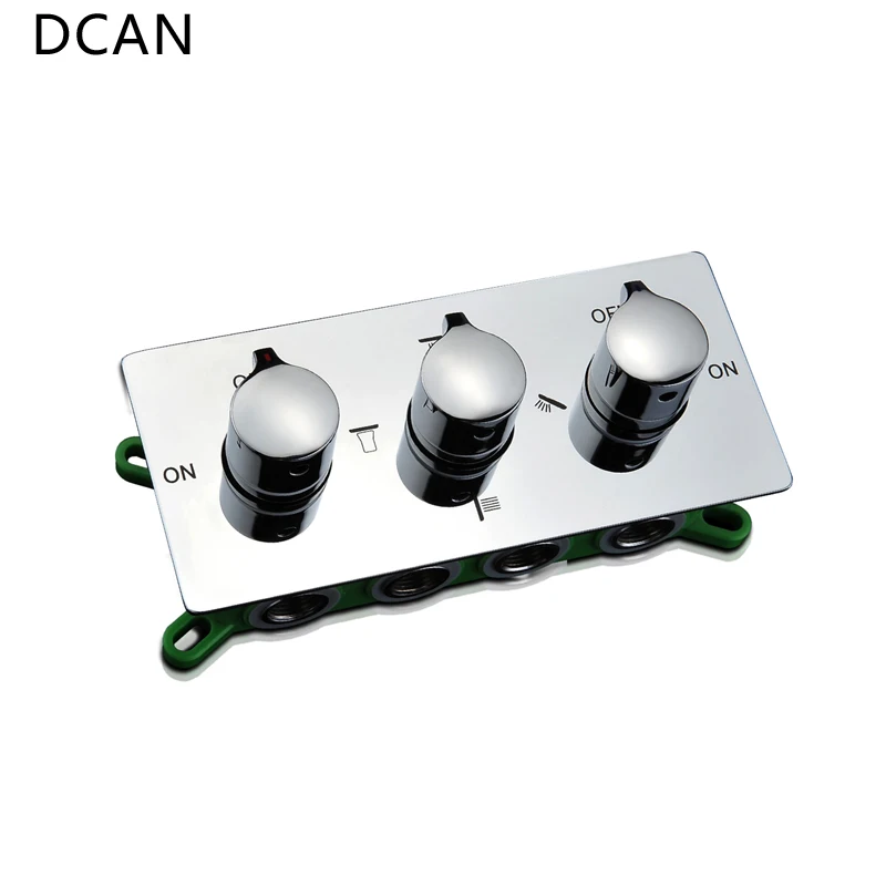 

DCAN Multifunction Shower Control Switch Valve Bathroom Bathtub Faucets Concealed Shower Faucets Valve Embedded Box Wall Mounted