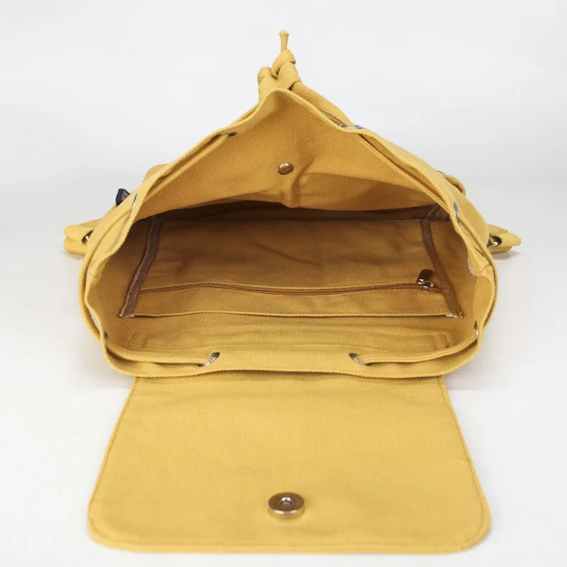 DCIMOR bolso de hombro de lona Casual para mujer Mochila Escolar Mochila para adolescentes niñas Top-handle mochilas bolso de libro