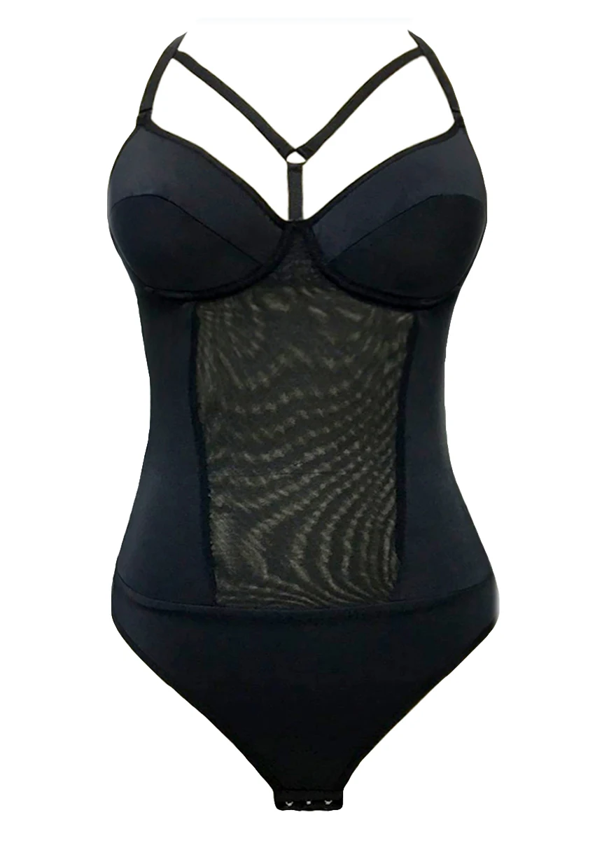 Black-Truly-Invisible-Compression-Body-Shaper-In-Thong