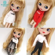 1 шт. Blyth Кукла одежда мода письмо толстовка для Blyth Azone1/6 кукла аксессуары