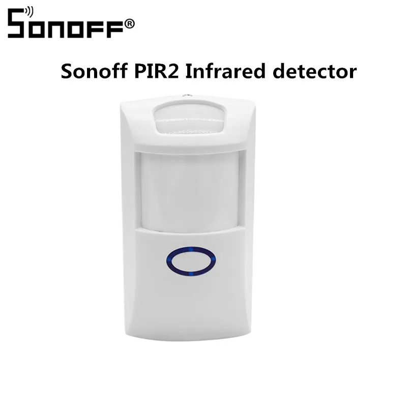 Интеллектуальный выключатель света Sonoff RF Bridge 433 МГц Wi-Fi Беспроводной преобразователь сигнала PIR+ DW1 дверная оконная сигнализация Сенсор работать с Alexa интеллектуальная Автоматизация дома - Комплект: Sonoff PIR2