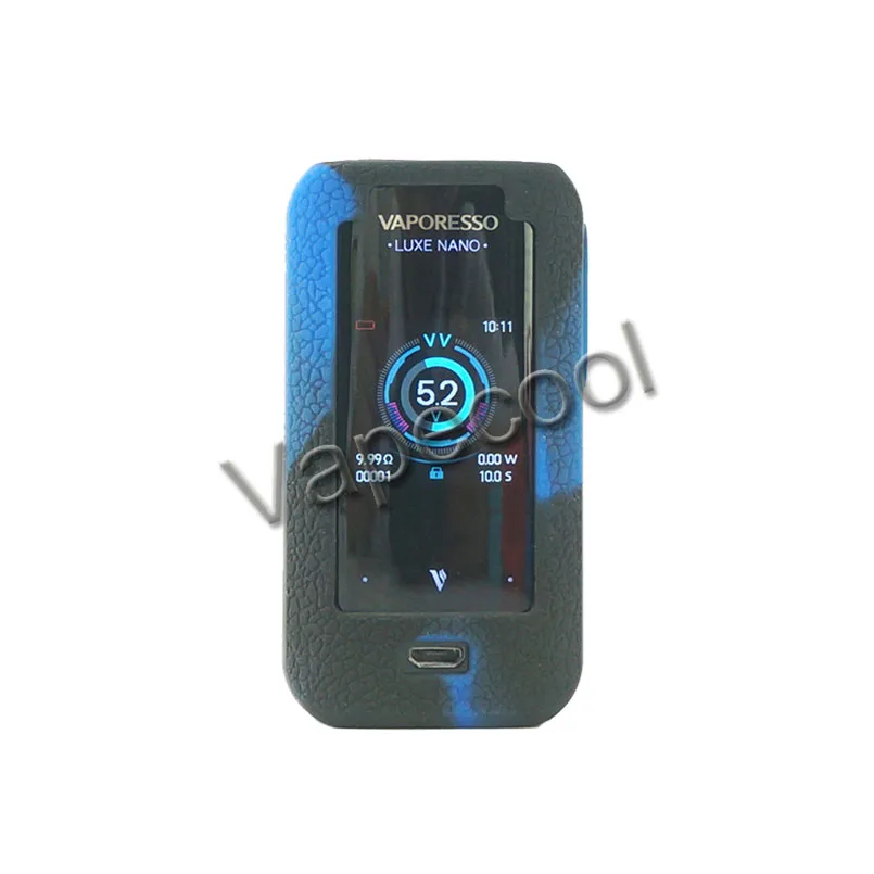 

Texture Case Skin for Vaporesso Luxe Nano 80W TC Box mod 2 pieces/lots Silicone Cover Sleeve Wrap shell gel Vape Mod Shield