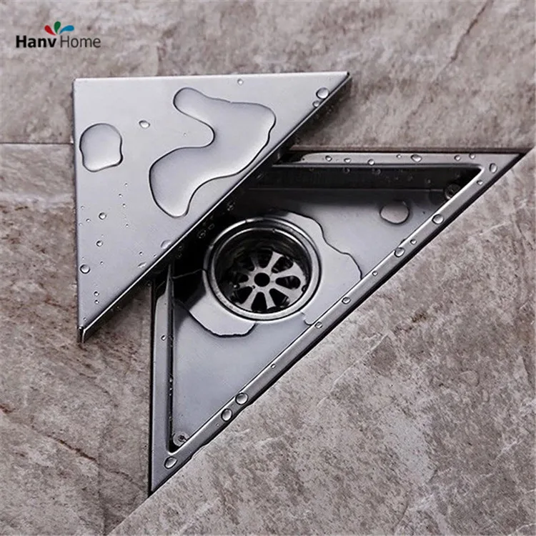 Aodeyi Hidden Type Triangle Tile Insert Floor Waste Grates Shower 11 184 6