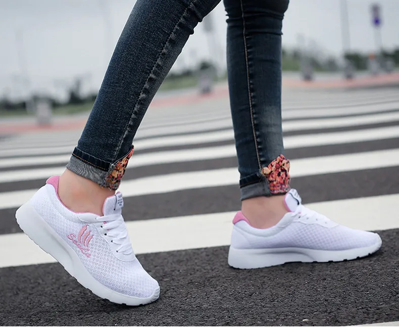 CAGILKZEL 2019 Summer Sneakers Women Shoes Breathable Mesh Shoes Woman Lace-up Tenis Feminino Walking Shoes For Zapatillas Mujer (15)