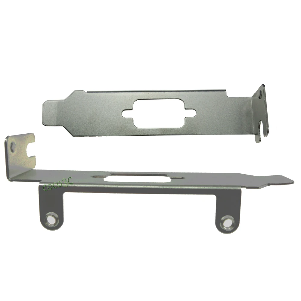 Bracket com Scrow Metade do Tamanho Serial com Db9 cm para 2u Lote Porta Low Profile Buracos Vga Suporte 8 Rs-232 Case Chassis 50 Pçs – 1