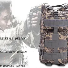 Тактический военный для охоты рюкзак для мужчин Molle рюкзаки для страйкболла, кемпинга, походов, походов рюкзак камуфляж сумка