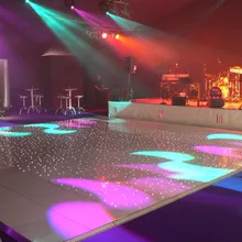 10ft x10ft Белый светодиодный Звездный танцпол Прокат, Свадебная вечеринка Белый светодиодный Звездный танцпол сцены