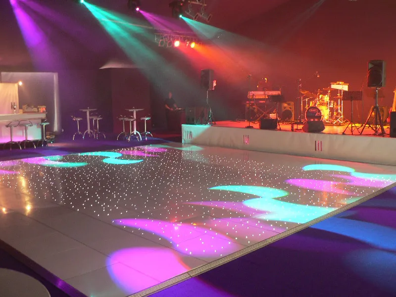 

10ft x10ft White LED Starlit Dance Floor Hire, Wedding Party White LED Starlit Dance Floor stages