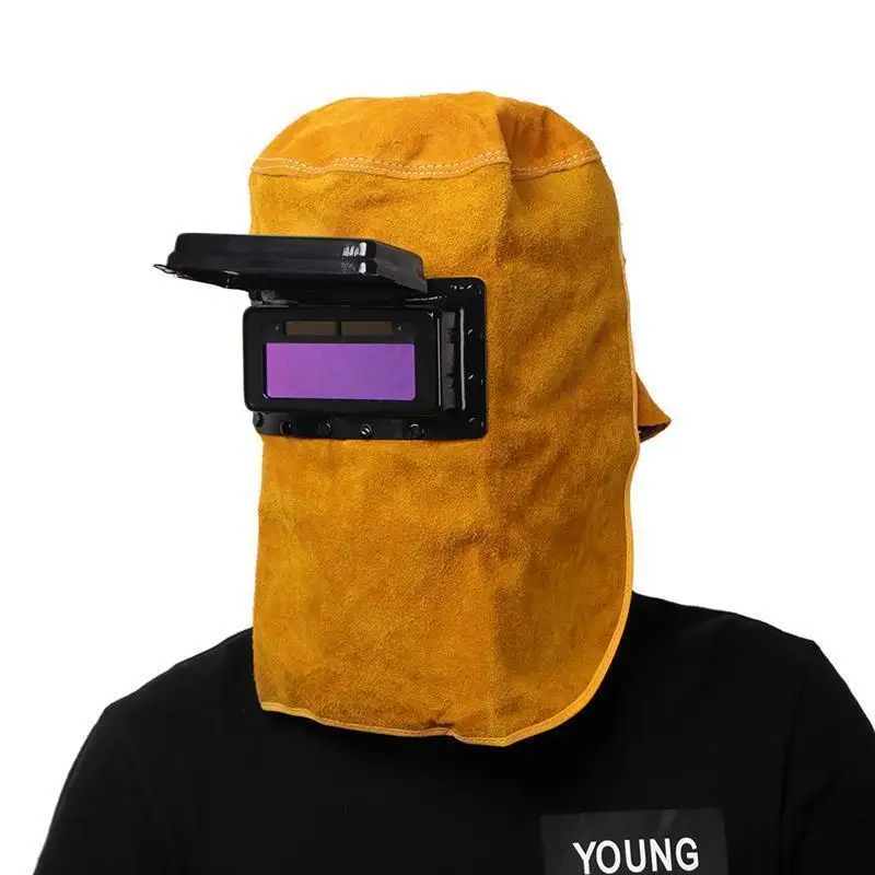 Солнечный автоматический сварочный шлем маска на голову аргоновая дуговая сварочная крышка Солнечная Авто Затемнение регулируемая сварочная Защитная Экипировка - Цвет: F