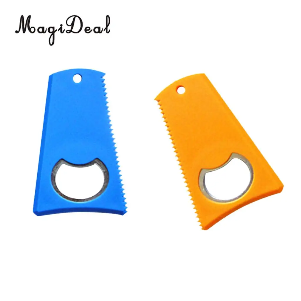 MagiDeal 2Pcs Surfboard Surf Board Surfboard Skimboard Wax Comb Clean Tool Bottle Opener Wax Comb Remover Clean Maintenance Tool