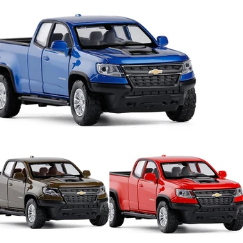 

1:32 High Simulation Pull Back Vehicles Toy Pickup Car Alloy Diecast Car Model Toy Car With Light and Sound No Box V108