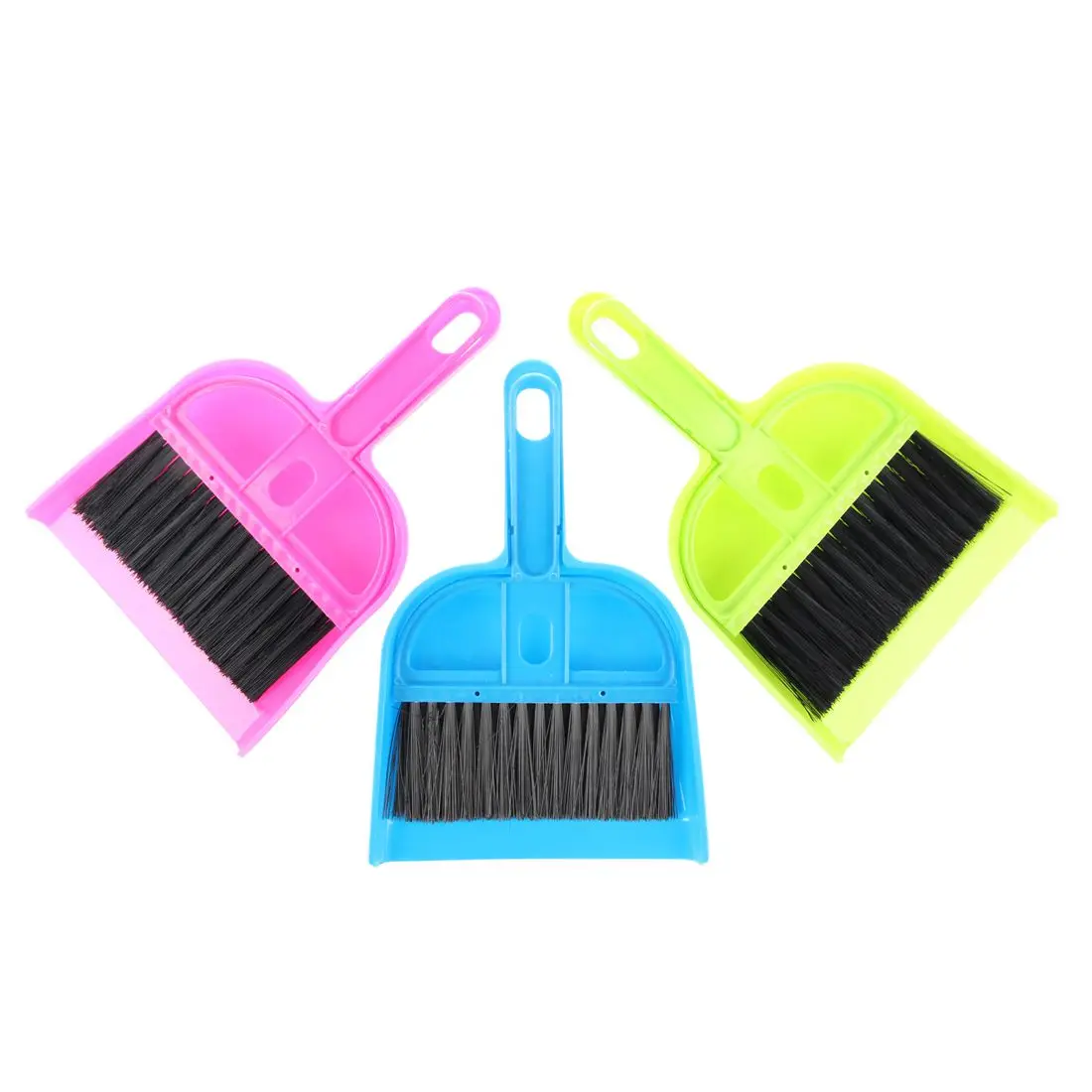 

HOT-Car Keyboard Cleaning Whisk Broom Dustpan Set 3 Pcs Assorted Color