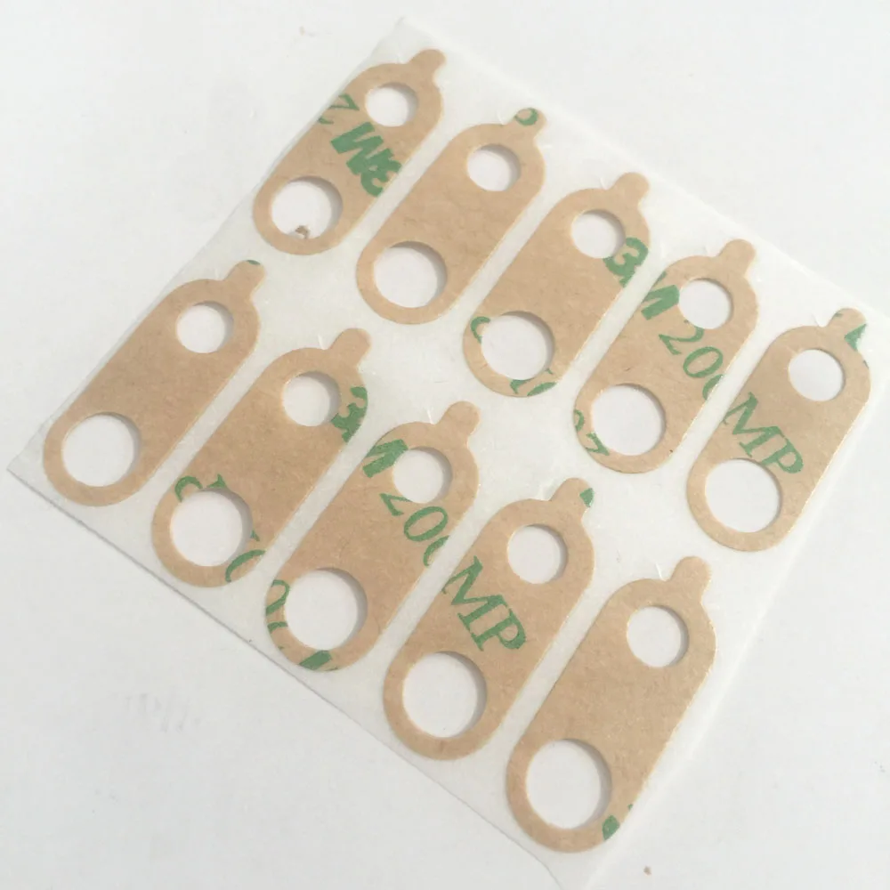 20 штук для Motorola Moto M xt1662 Корпус стекло объектива для задней камеры с клеем Частей Ремонт