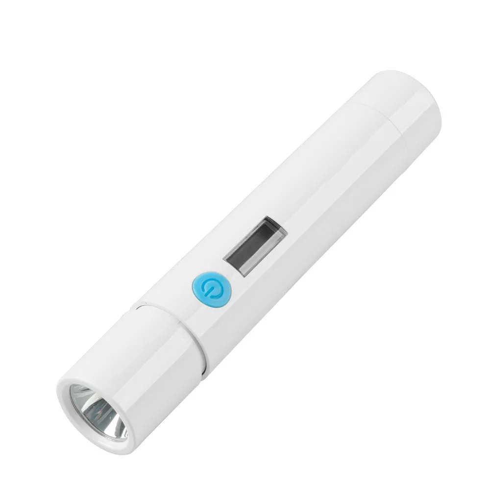 

LED Temperature Sensitive Portable Torch Flashlight 18650 Rechargeable Battery Three-speed Adjustment Super Bright Flashlights