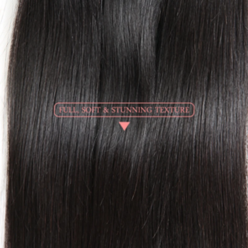 Ali queen hair Products бразильские Виргинские прямые волосы 3 шт. 100% человеческие волосы пучки для волос салон природы цвет