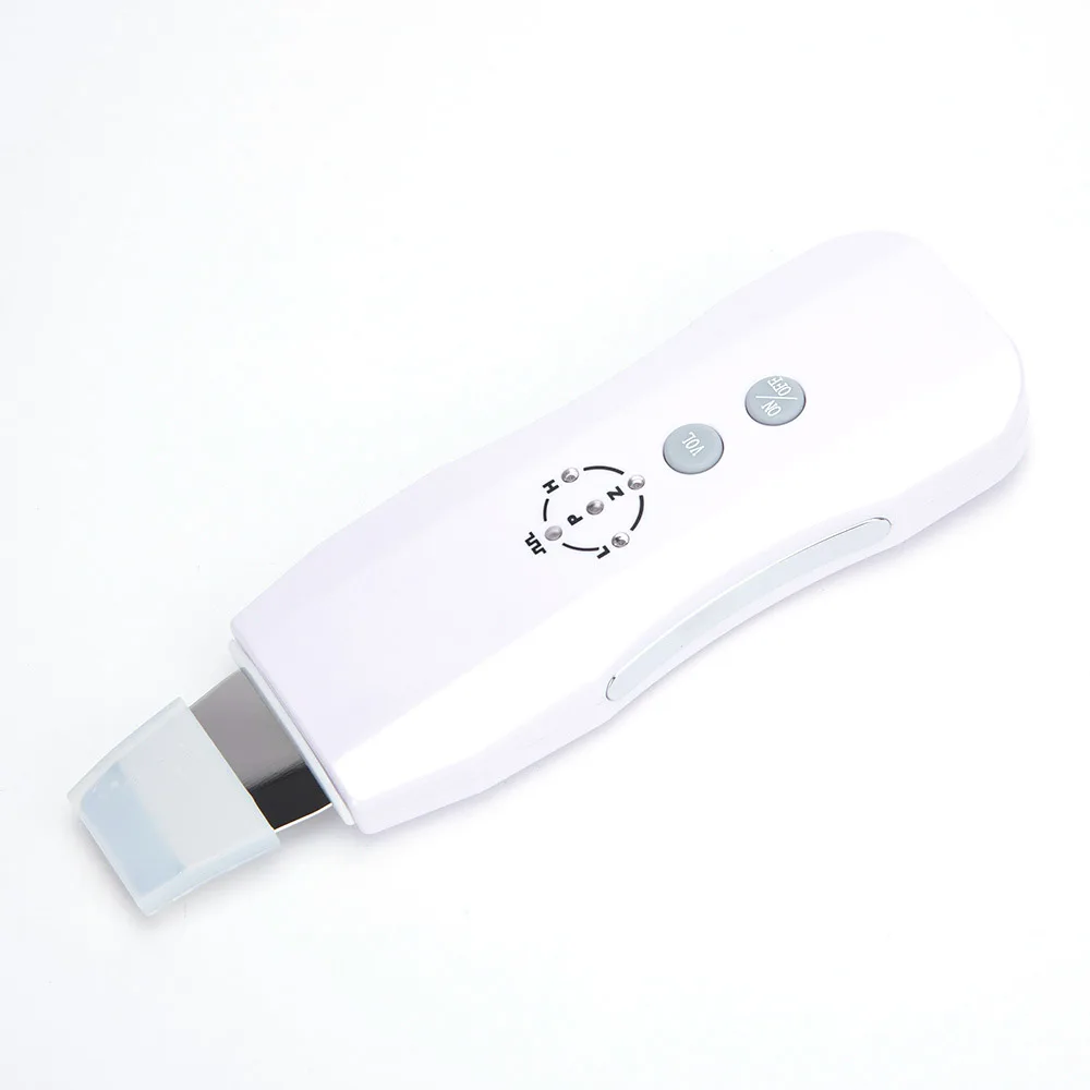  Anion + Ultrasonic Face Skin Cleaner Spatula for Gentle Peeling Skin Clean Ion Therapy and Face LED