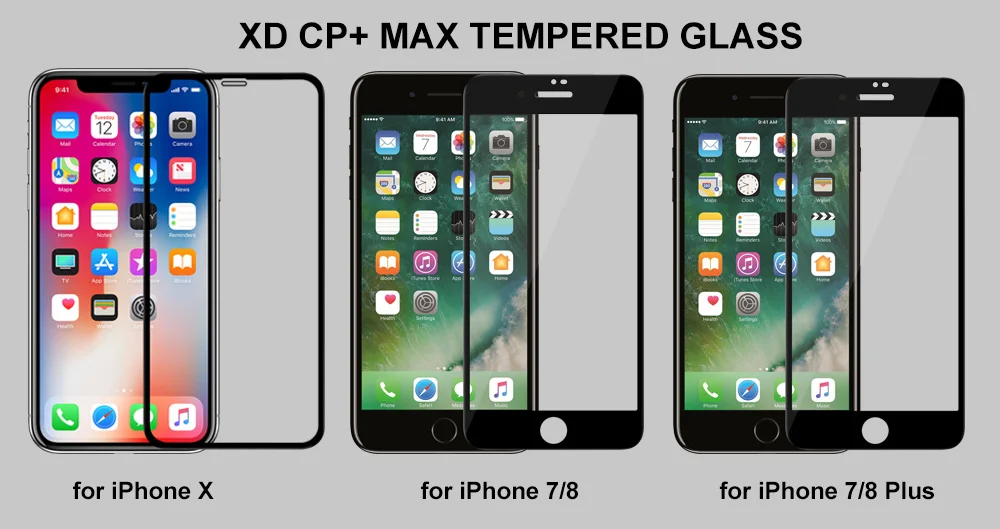 mobile tempered glass Cho iPhone 13 12 Mini 11 Pro X 8 7 Plus XR XS Max Kính Cường Lực Hiệu Nillkin Full Bao 3D Cường Lực kính Cường Lực Bảo Vệ Màn Hình Trong Cho iPhone SE 2020 best screen guard for mobile