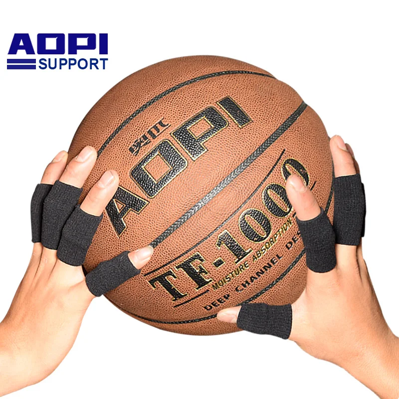 10Pcs/lot Finger Protector Basketball Arthritis Band Wraps Sports Aid