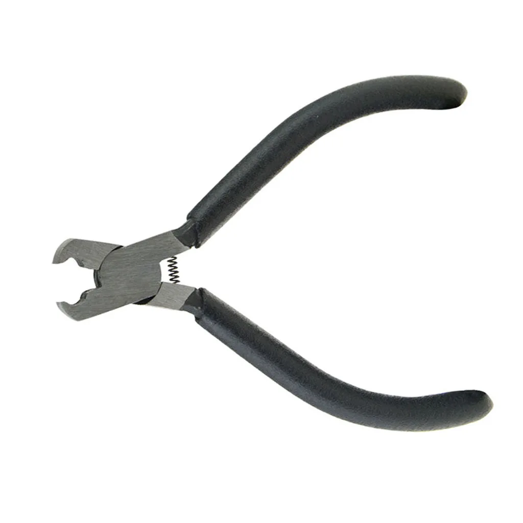 Archery Buckle Pliers + 9Pcs Bowstring Nocks Set Buckle Clips Nocking Point Outdoor Sports Bow String Nock Set Nocking Pliers