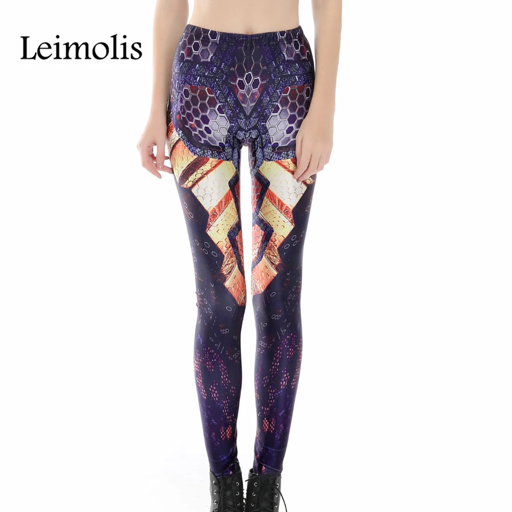 

new 3D print Hive armor winter warm Harajuku punk adventure time workout push up spandex plus size fitness leggings women pants