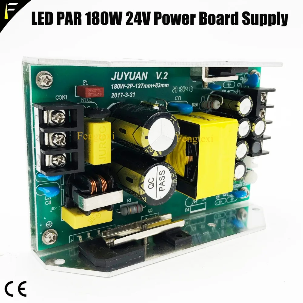 JY 180 24 Stage LED Par Can 54*3w блок питания 180w 24v вход 100 240v выход 7.5A 54x3w источник