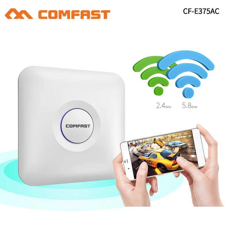 

4pcs DHL 1300Mbps Gigabit Wireless Wifi Router Ceiling AP 5.8Ghz Dual Band Indoor Access Point Wifi Extender Amplifer 48V POE