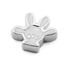 DIY бусины для изготовления ювелирных изделий из стерлингового серебра-ювелирная перчатка Микки Мауса миниатюрные Подвески Серебро 925 Berloque Perles для женщин