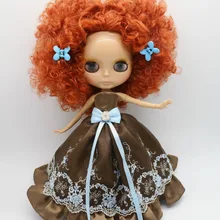 Цельная кукла без одежды blyth кукла загара кожи фабрика кукла подходит для DIY игрушки для девочек 1769