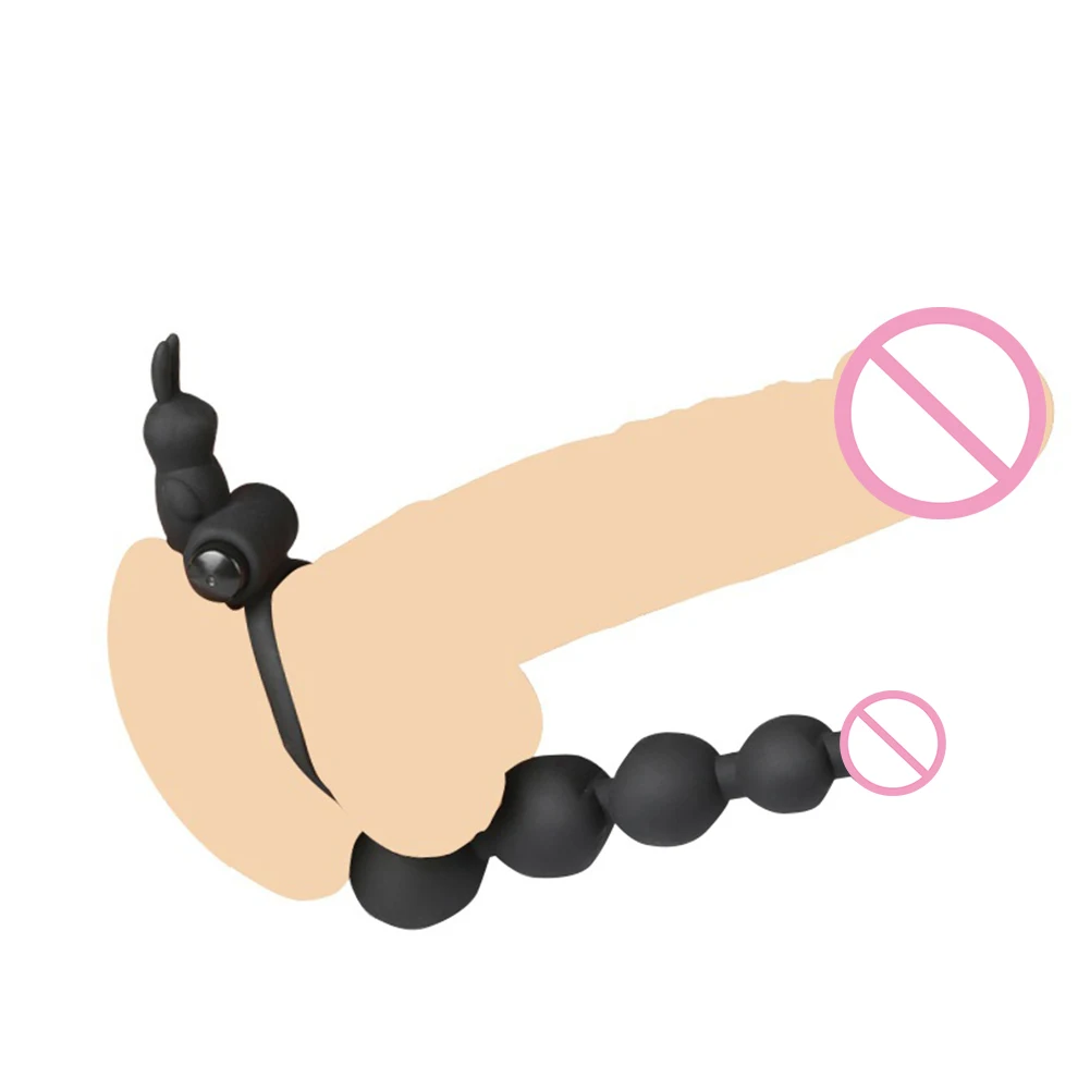 Унисекс Силиконовый анальный вибратор простаты G точечный массажер Анальная