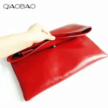 QIAO BAO 100% Natürliche Rindsleder Tasche Aus Echtem Leder damen Handtasche Weiblich Rindsleder Umschlag Taschen Designer Taschen kostenloser versand