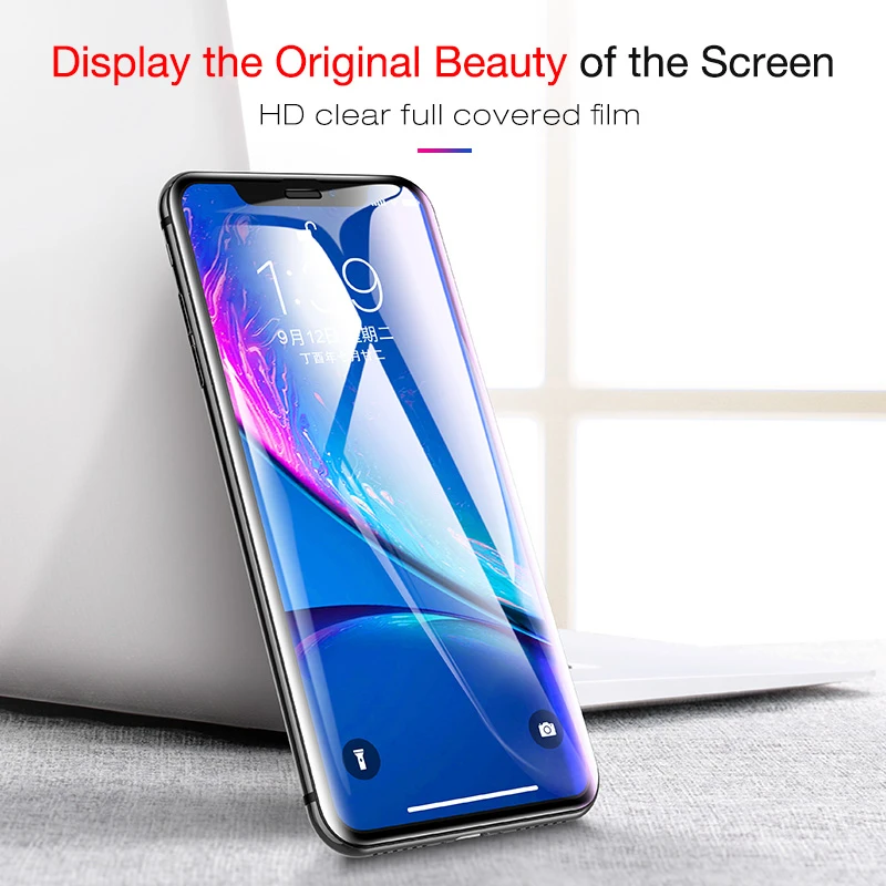 CAFELE 3D Screen Protector For iPhone 11 Pro Max X XR XS Max Full Coverage Tempered Glass Protective Glass For iPhone 11 Pro Max mobile phone screen protector
