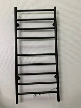 

Stainless steel 304 sanitary ware wall mounted heated towel rail Bathroom matt black towel warmer Rack Towel holder