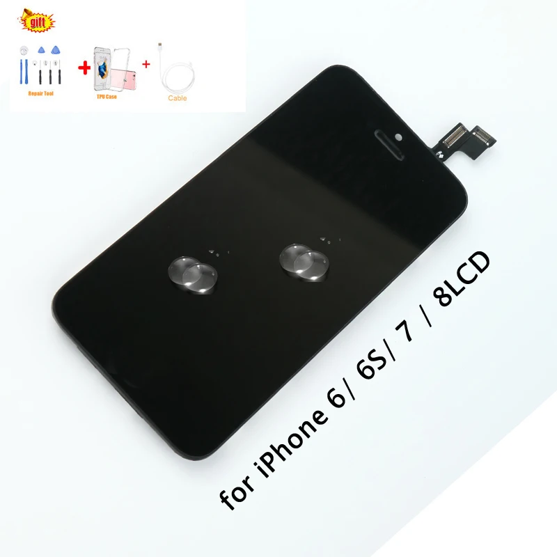 

[ 15 Day Money Back ] for iPhone 6 6S 7 8 Display Screen Replacement for on iPhone66S78 Mobile Phone LCDS Touch Pantalla Gift