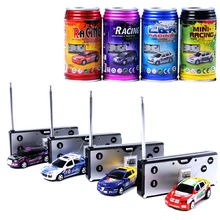 Colourful Mini Coke Can Rc Car Radio Remote Control Car Micro Racing Vehicle Electric Mini Toys