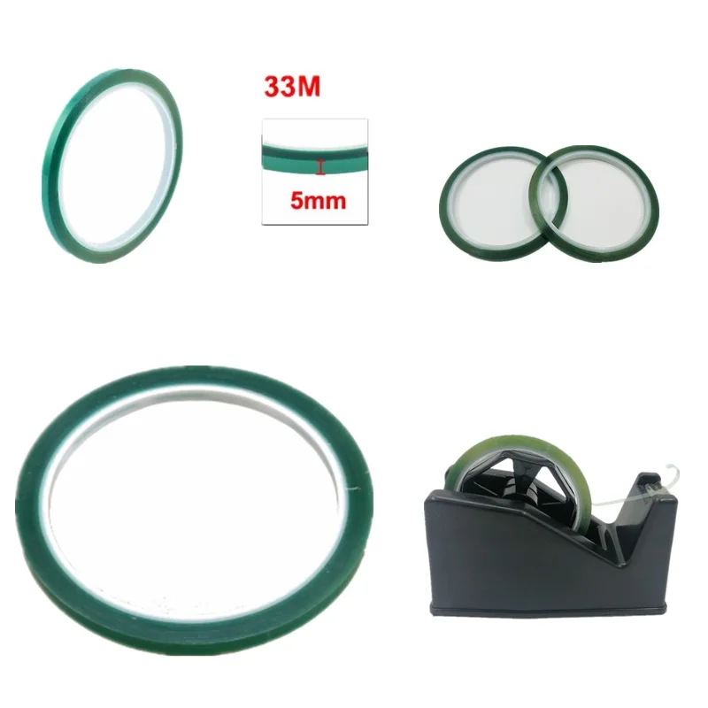 

10 PCS 5MMx33M Heat Resistant Tape For Sublimation Heat Pressing T-shirt Press Mug Press
